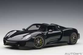 Porsche  - 918 Spyder 2013 black - 1:12 - AutoArt - 12121 - autoart12121 | Toms Modelautos