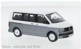 Volkswagen  - T6 Multivan 2017 grey/white - 1:43 - IXO Models - CLC595 - ixCLC595 | Toms Modelautos