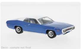 Plymouth  - Satellite Sebring Plus 1971 blue/white - 1:43 - IXO Models - CLC601 - ixCLC601 | Toms Modelautos