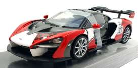 McLaren  - Senna red/white/black - 1:24 - Motor Max - 73791 - mmax73791 | Toms Modelautos