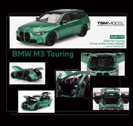 BMW  - M3 Touring 2023 green - 1:18 - TrueScale - TSM181030 - TSM181030 | Toms Modelautos