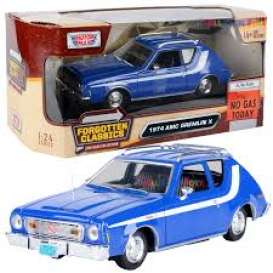 AMG  - Gremlin X 1974 blue - 1:24 - Motor Max - 79045 - mmax79045 | Toms Modelautos