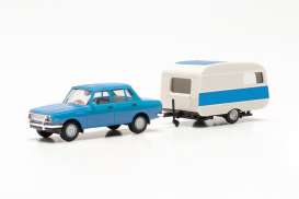 Wartburg  - 353 blue/white - 1:87 - Herpa - H028585-002 - herpa028585-002 | Toms Modelautos