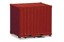 diorama container - red - 1:87 - Herpa - H053594-004 - herpa053594-004 | Toms Modelautos