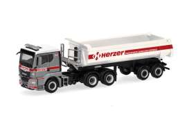 MAN  - TGS TN white/red/grey - 1:87 - Herpa - H319164 - herpa319164 | Toms Modelautos