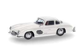 Mercedes Benz  - 300 SL white - 1:87 - Herpa - H421089-002 - herpa421089-002 | Toms Modelautos