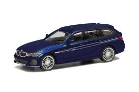 BMW  - Alpina B3 Touring blue - 1:87 - Herpa - H430906-002 - herpa430906-002 | Toms Modelautos