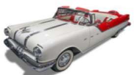 Pontiac  - Star Chief Open Convertible 1955 red/gray - 1:18 - SunStar - 5058 - sun5058 | Toms Modelautos