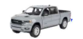 Ram AC - 1500 Crew Cab Laramie 2019 grey - 1:27 - Motor Max - 79357gy - mmax79357gy | Toms Modelautos