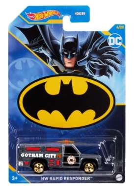 Batman  - HW Rapid Responder grey/red/white - 1:64 - Hotwheels - HLK54 - hwmvHLK54 | Toms Modelautos