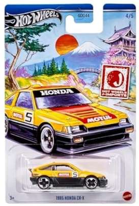 Honda  - CR-X 1985 yellow/black - 1:64 - Hotwheels - HRT03 - hwmvHRT03 | Toms Modelautos