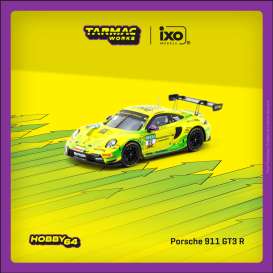 Porsche  - 911 GT3 R 2023 yellow/green - 1:64 - Tarmac - T64-084-23DTM91 - TC-T64-084-23DTM91 | Toms Modelautos