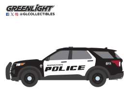 Ford  - 2024 black/white - 1:64 - GreenLight - 30553 - gl30553 | Toms Modelautos