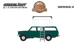 Chevrolet  - Suburban 1990 green - 1:64 - GreenLight - 38080E - gl38080E | Toms Modelautos