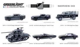 Assortment/ Mix  - black - 1:64 - GreenLight - 28170 - gl28170 | Toms Modelautos