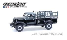 Dodge  - Power Wagon  1946 black - 1:64 - GreenLight - 28170C - gl28170C | Toms Modelautos