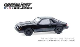 Ford Mustang - Fastback  1979 black - 1:64 - GreenLight - 28170F - gl28170F | Toms Modelautos