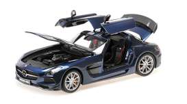 Mercedes Benz AMG - SLS Black Series 2013 blue metallic - 1:18 - Minichamps - 110032026 - mc110032026 | Toms Modelautos