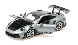 Porsche  - 911 (992) GT3RS 2023 silver - 1:18 - Minichamps - 110062044 - mc110062044 | Toms Modelautos