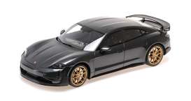 Porsche  - Taycan Turbo GT 2024 grey - 1:18 - Minichamps - 117069401 - mc117069401 | Toms Modelautos