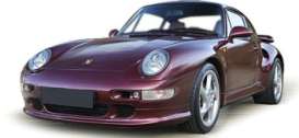 Porsche  - 911 (993) Turbo S 1997 dark red metallic - 1:18 - Minichamps - 155061180 - mc155061180 | Toms Modelautos