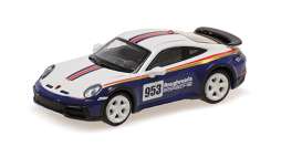 Porsche  - 911 2022 white/blue/red - 1:87 - Minichamps - 870062075 - mc870062075 | Toms Modelautos