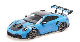 Porsche  - 911 (992) 2024 blue - 1:87 - Minichamps - 870065021 - mc870065021 | Toms Modelautos