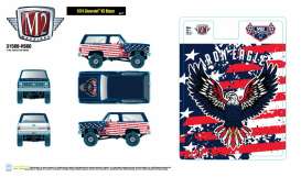 Chevrolet  - K5 Blazer 1974 blue/red/white - 1:64 - M2 Machines - 31500HS60 - M2-31500HS60 | Toms Modelautos