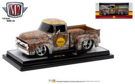 Ford  - F-100 1956 brown - 1:24 - M2 Machines - 40300-126A - M2-40300-126A | Toms Modelautos