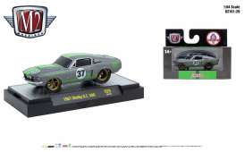 Shelby  - GT 500 1967 grey/green - 1:64 - M2 Machines - 82161R29-1967 - M2-82161R29-1967 | Toms Modelautos