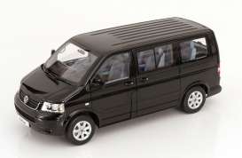 Volkswagen  - T5 Multivan 2003 black - 1:18 - Norev - 188600 - nor188600 | Toms Modelautos