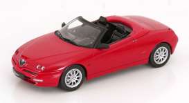 Alfa Romeo  - Spider 1999 red - 1:18 - Norev - 187852 - nor187852 | Toms Modelautos