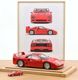 Ferrari  - F40 1987 red - 1:12 - Norev - 127902 - nor127902 | Toms Modelautos