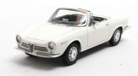 Alfa Romeo  - Giulia GT Spider Prototipo 1963 white - 1:43 - Matrix - 40102-142 - MX40102-142 | Toms Modelautos