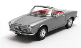 Alfa Romeo  - Giulia GT Spider Prototipo 1963 grey metallic - 1:43 - Matrix - 40102-143 - MX40102-143 | Toms Modelautos