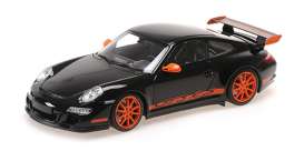 Porsche  - 911 GT3 RS 2007 black/red - 1:18 - Minichamps - 155062121 - mc155062121 | Toms Modelautos