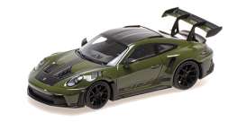 Porsche  - 911 (992) GT3RS 2024 olive - 1:43 - Minichamps - 410062110 - mc410062110 | Toms Modelautos