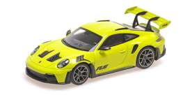 Porsche  - 911 (992) GT3RS 2023 green - 1:43 - Minichamps - 410062111 - mc410062111 | Toms Modelautos