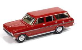 Chevrolet  - Nova II Wagon 1965 red - 1:64 - Auto World - SP183A - AWSP183A | Toms Modelautos