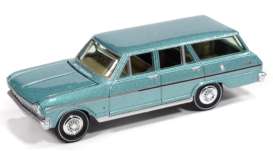 Chevrolet  - Nova II Wagon 1965 green - 1:64 - Auto World - SP183B - AWSP183B | Toms Modelautos