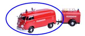 Volkswagen  - Type 2 (T1) red - 1:24 - Motor Max - 79568 - mmax79568 | Toms Modelautos