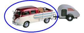 Volkswagen  - Type 2 (T1) red/white - 1:24 - Motor Max - 79570 - mmax79570 | Toms Modelautos