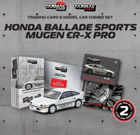 Honda  - Ballade Sports MUGEN CR-X PRO silver - 1:64 - Tarmac - T64G-TL058-SL - TC-T64G-TL058-SL | Toms Modelautos