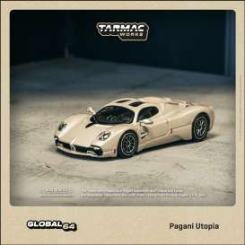 Pagani  - Utopia champagne - 1:64 - Tarmac - T64G-TL055-BI - TC-T64G-TL055-BI | Toms Modelautos