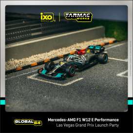 Mercedes Benz  - AMG W12 black/silver - 1:64 - Tarmac - T64G-F037-LV - TC-T64G-F037-LV | Toms Modelautos