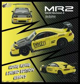 Toyota  - MR2 SW20 Revision 4 yellow/black - 1:64 - Mot Hobby - MT6402B7 - MT6402B7 | Toms Modelautos