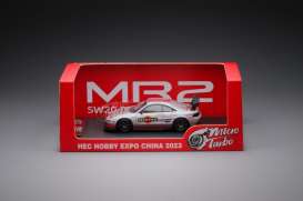 Toyota  - MR2 silver/blue/red - 1:64 - Mot Hobby - MT6402B4 - MT6402B4 | Toms Modelautos