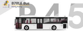 Bus  - B7RLE  white - 1:110 - Tiny Toys - ATC66035 - tinyATC66035 | Toms Modelautos