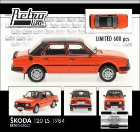 Skoda  - 120 LS 1984 red - 1:43 - Fox18 - FOXRETRO43005 - FOX43005 | Toms Modelautos