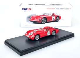 Skoda  - 1100 OHC Spider 1958 red - 1:43 - Fox18 - FOX43042 - FOX43042 | Toms Modelautos